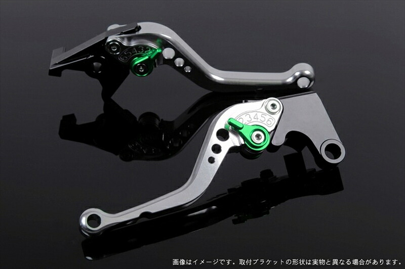 ハンドルエスエスケイ スピードラ アジャストレバー スタンダード ショート シルバー/グリーン モンスター400 04-07/モンスター696 09-13/モンスター796 11-13DU0403774-GN 4589995441631｜バイク・バイク用品はとやグループ