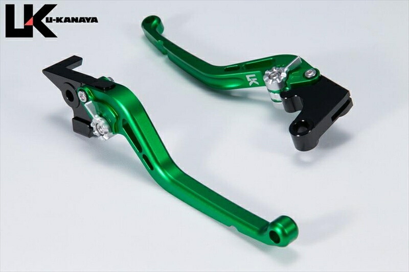 バイクパーツ U-KANAYA(ユーカナヤ) レバーセット STD/ロング GN/GD KA015-006-0117 4550255733384