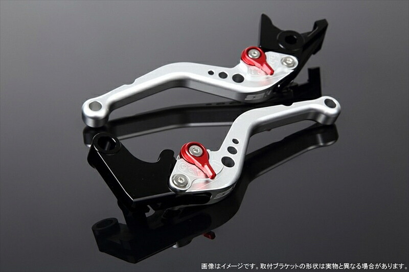 ハンドルエスエスケイ スピードラ アジャストレバー スタンダード ショート Mシルバー/Mレッド NINJA1000 17-18/Z900RSLVCM028SR-RD 4589995158515取寄品｜バイク・バイク用品はとやグループ