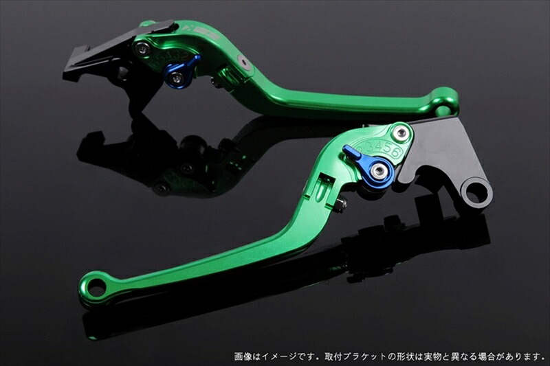 【5日前後で発送】 ハンドル エスエスケイ スピードラ アジャストレバー スタンダード可倒式 グリーン/ブルー 125/200/250/390DUKE KT0406394-BE 4589995361168 取寄品