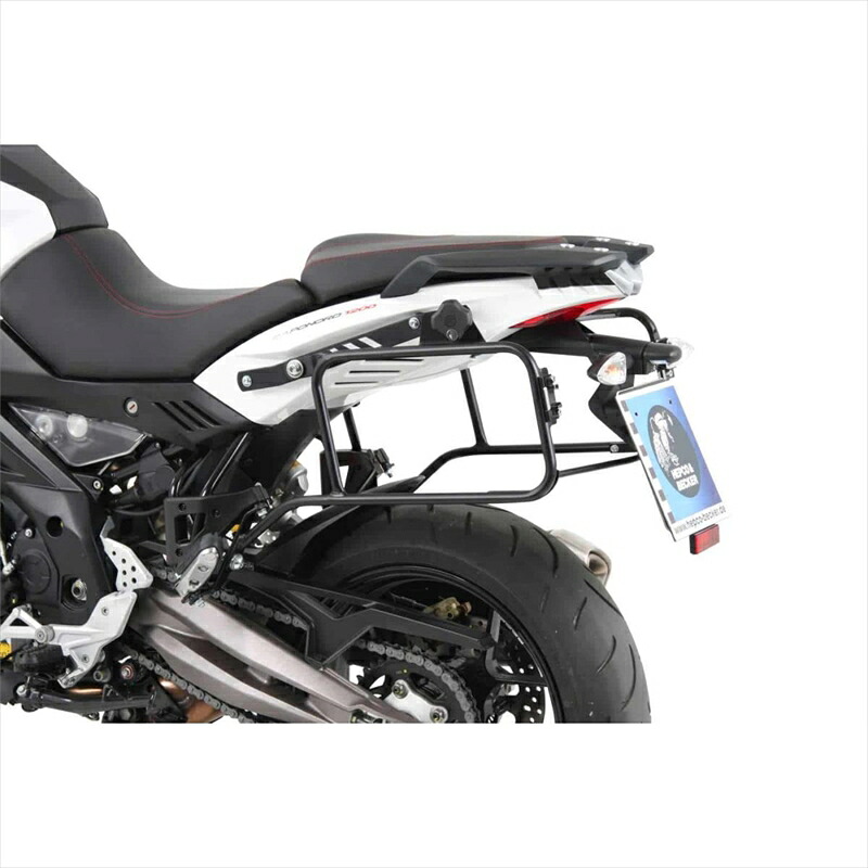 バイクパーツ HEPCO&BECKER(ヘプコアンドベッカー) サイドキャリア Lock-it ブラック 6507514 00 01 4550255759179 Caponord1200 13-16