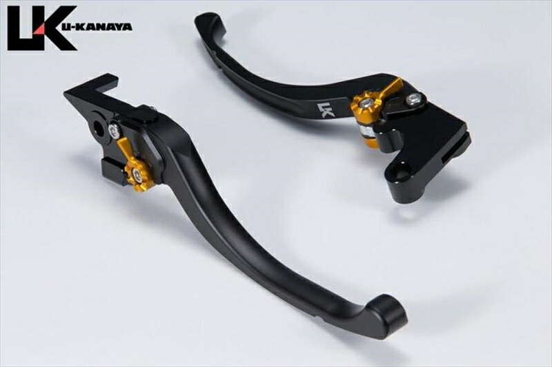 バイクパーツ U-KANAYA(ユーカナヤ) レバーセット ツーリング BK/BL TR015-007-0811 4550255772550 ツヤケシ BONNEVILLE T100 06-15
