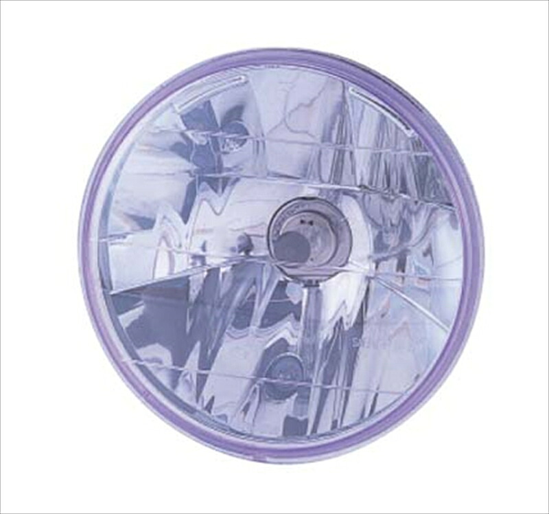 電装系 マルチリフレクターライト 丸型/ブルー BLK/リム付 8mm汎用 71-0113 4548664156627 取寄品