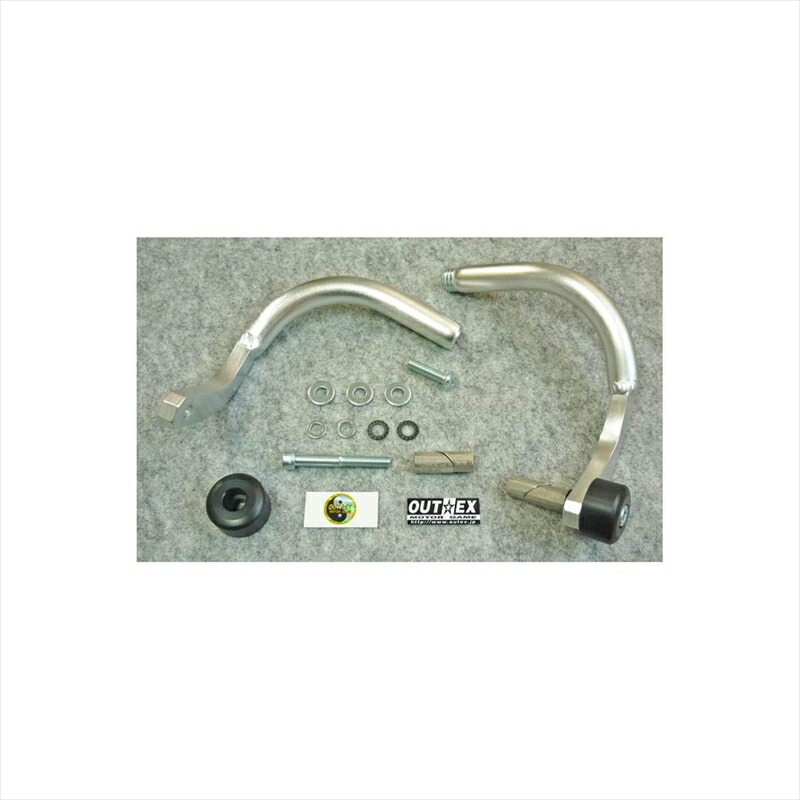 バイクパーツ ハンドル アウテックス 振動吸収レバーガード クリア VALG-R-15-Clear 4550255217402 ベンドタイプ 内径15mm用