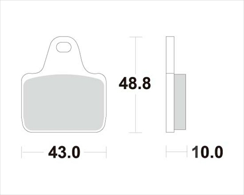 ブレーキパッド AGPA134 EV2 ブラック AGPA134-EV2 4580365628959 取寄品