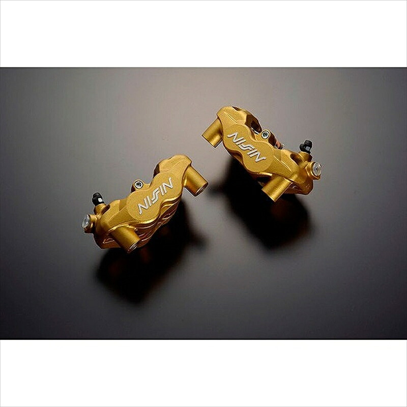 NISSIN4POTラジアルフィットキャリパー GOLD/L 2PAD N4RC-108GL-13.9 4580339960320 取寄品