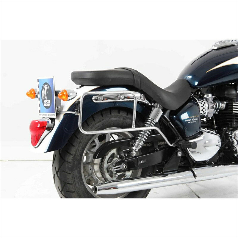 バイクパーツ HEPCO&BECKER(ヘプコアンドベッカー) サイドキャリア クローム 6507537 00 02 4550255782900 Bonneville Speedmaster 11-17
