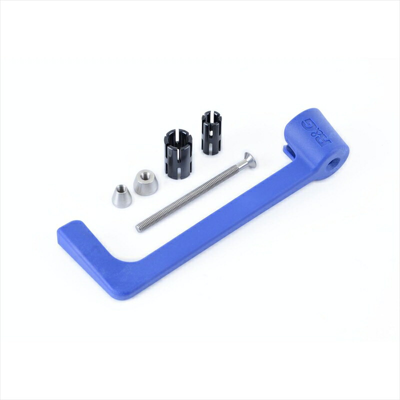 バイクパーツ ハンドル アールアンドジー モールド レバーガード ブルー RG-MLG0033BL 4580779567806 15-17 internal dia hollow bars
