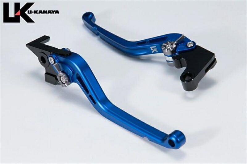 バイクパーツ ハンドル ユーカナヤ レバーセット STD/ロング BL/RD KA080-086-0114 4550255798291 (ツヤケシ) Z650RS 22