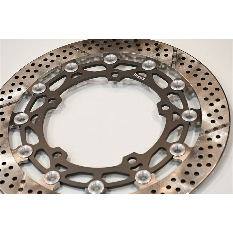 バイクパーツ バグースモーターサイクル ワークスエキスパンドFディスク φ320BG-FDRWE320C-SF 4550255807405TypeCセミフローティング/標準色ブラックピン仕様 左右セット|バイク・バイク用品はとやグループ