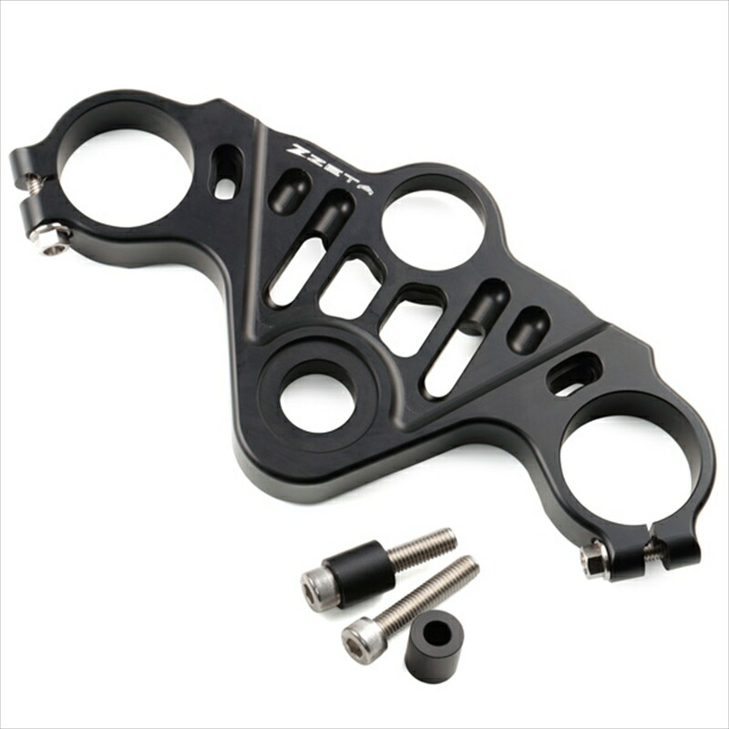 バイクパーツ ハンドル ZETA(ジータ) トップブリッジ H.BLK F4680 4547836259944