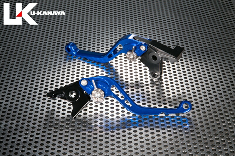 バイクパーツ ハンドル ユーカナヤ レバーセット STD/ショート BL/BK YA019-117-0204 4550255810139 DS250/ビラーゴ250アップハンドル