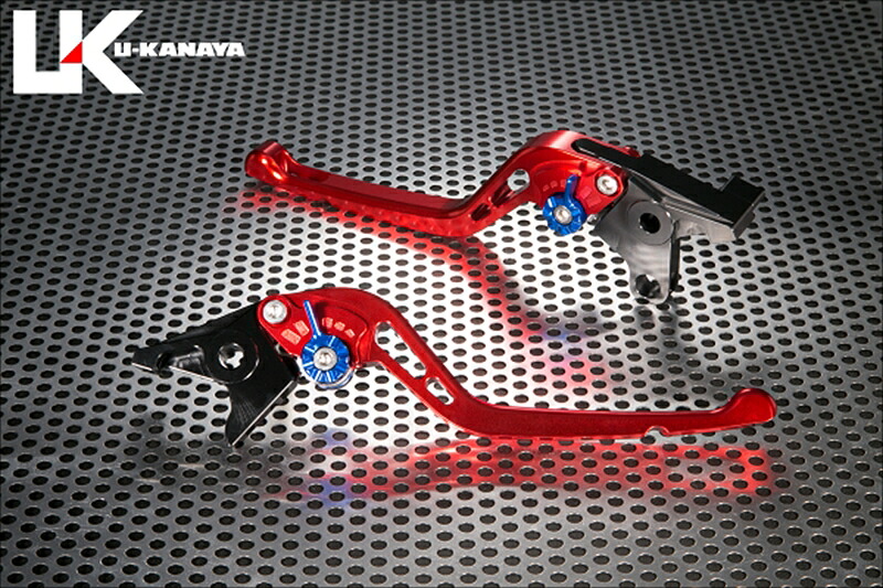 バイクパーツ ハンドル ユーカナヤ レバーセット GPタイプ/ロング RD/BK KA080-086-0505 4550255835224 Z650RS 22