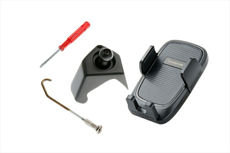 バイクパーツ I.L.Motorsport(アイエルモータースポーツ) スマホホルダーキット 左ハンドル用 ブラック ND0-301159 4550255851804