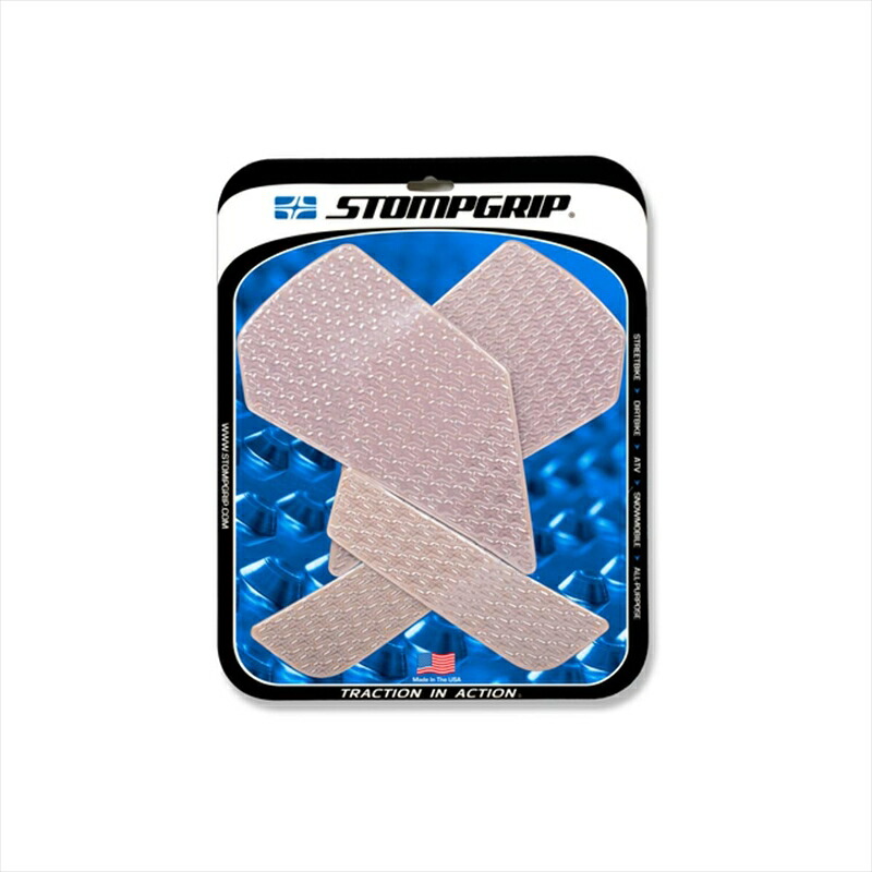 バイクパーツ 外装 ストンプグリップ トラクションパッドタンクキット クリア 55-14-0175C 4550255853501 ICON F900XR 20-21