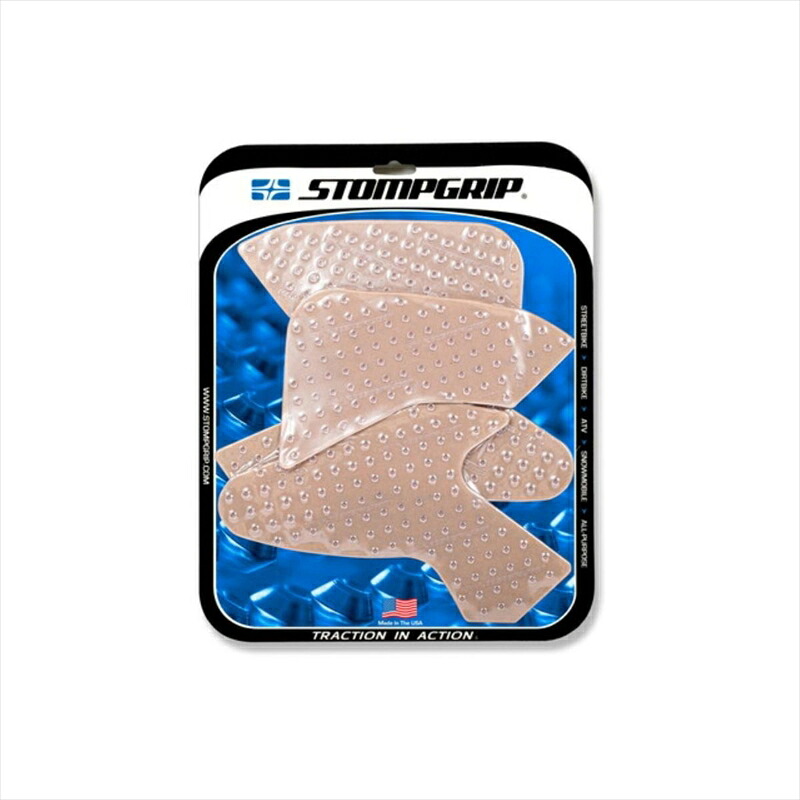 バイクパーツ 外装 ストンプグリップ トラクションパッドタンクキット クリア 55-10-0176C 4550255853532 VOLCANO F900R 20-21