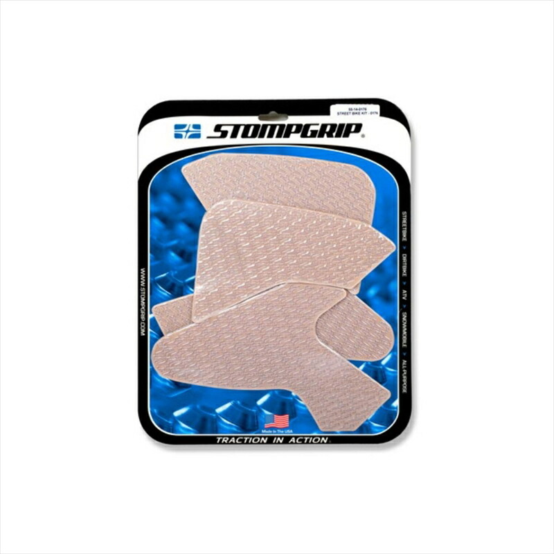 バイクパーツ 外装 ストンプグリップ トラクションパッドタンクキット クリア 55-14-0176C 4550255853563 ICON F900R 20-21 9,100円
