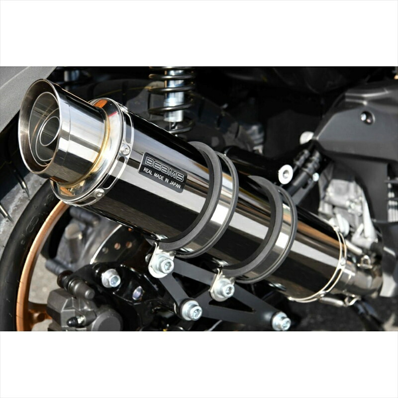 バイクパーツ マフラー ビームスモーターカンパニー R-EVO2 SMBサイレンサー G271-54-005 4582285348122 N-MAX155 8BK-SG66J