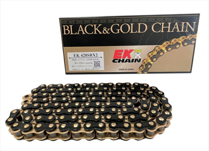 駆動系 チェーン 428SRX2 BLK＆GLD 148L MLJ 428SR-X2(BK/GP) 4571291788299 取寄品
