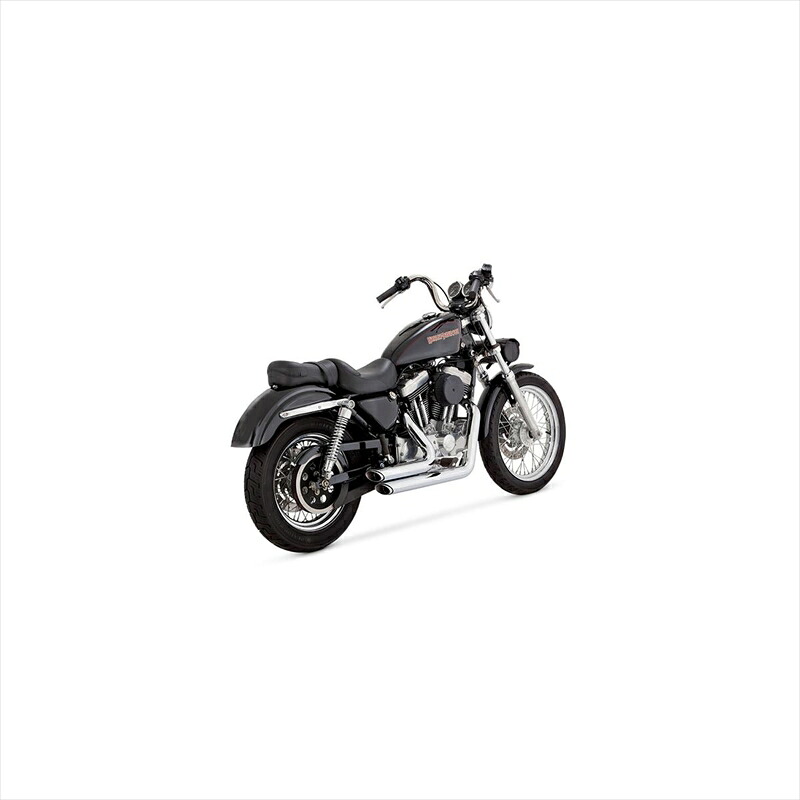 バイクパーツ マフラー バンスアンドハインズ ShortShots Staggered ショートショットスタッガード クローム マフラー 1800-1367 4548664592395 SPORTSTER 99-03