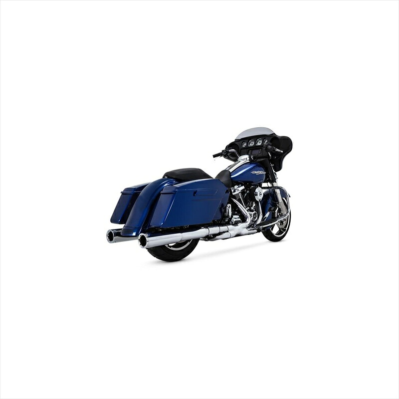 バイクパーツ マフラーバンスアンドハインズ Hi-Output ハイアウトプット スリップオン クローム マフラー1801-1068 4548916931712TOURING(M8) 17-24｜バイク・バイク用品はとやグループ