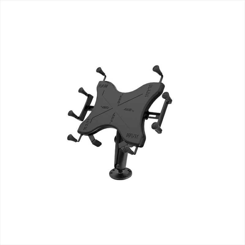 バイクパーツRAM MOUNTS(ラムマウント) Xグリップ XL ＆AMPSラウンドベースッセット ロングアーム 9-10インチタブレット用 1インチボール RAM-B-101-C-UN9U4550255317201RAM-B-101-C-UN9U｜バイク・バイク用品はとやグループ