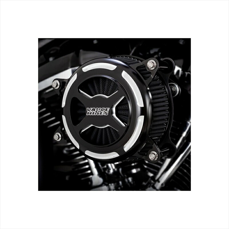 バイクパーツ バンスアンドハインズ VO2 エアインテイク X エックス 白黒コントラスト42345 4550255663339M8 17-22|バイク・バイク用品はとやグループ