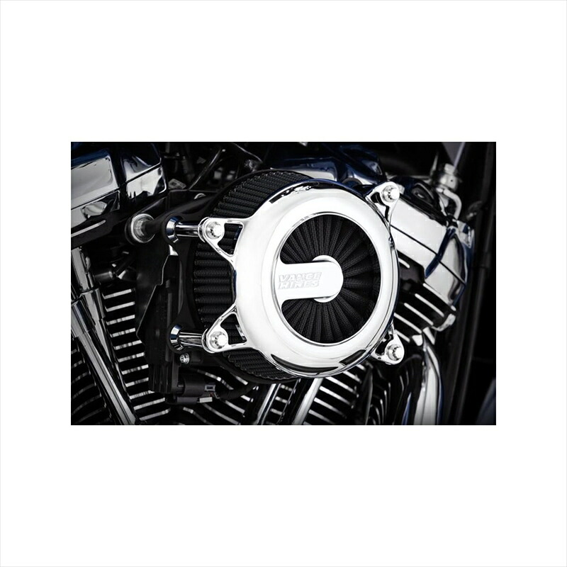 バイクパーツ バンスアンドハインズ VO2 エアインテイク Rogue ローグ クローム70375 4550255668334TOURING 08-16/SOFTAIL 16-17(電子スロ)｜バイク・バイク用品はとやグループ