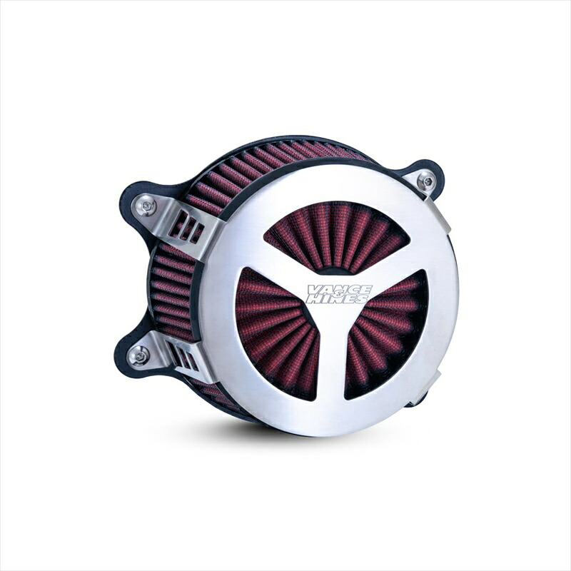 バイクパーツ バンスアンドハインズ VO2 エアインテイク Radiant III レイディエントスリー ステンレス 71458 4550255770174 TWIN CAM(ケーブル2本引き）99-17(FXDLS除く）