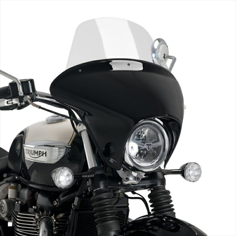 バイクパーツ 外装プーチ ウインドシールド バットウイング SML21117H 4571414954747(TOURING)グロスブラック/スモークBONNEVILLE SPEEDMASTER 18-22｜バイク・バイク用品はとやグループ
