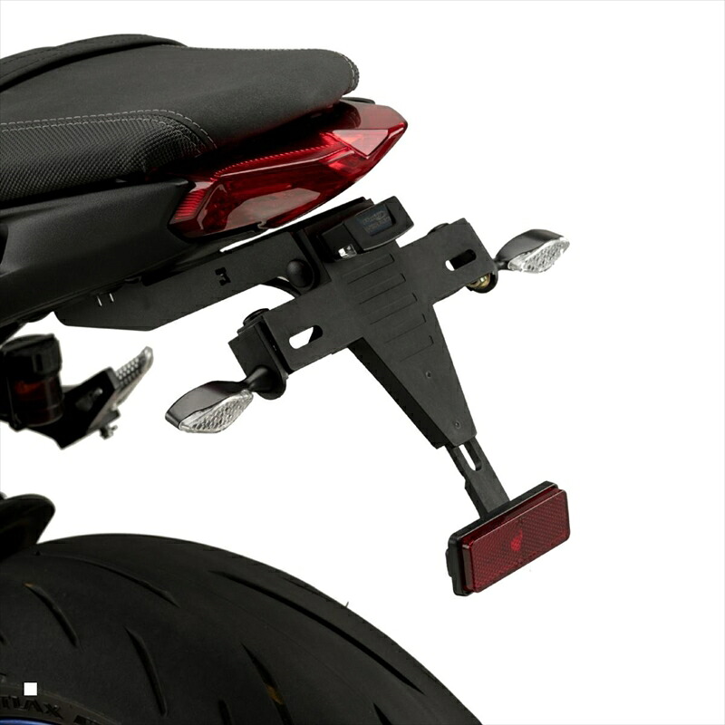 バイクパーツ 外装 プーチ ライセンスサポート ブラック 20668N 4571415004977 MT-09 21-/MT-09SP 21-(フェンダーレスKIT)