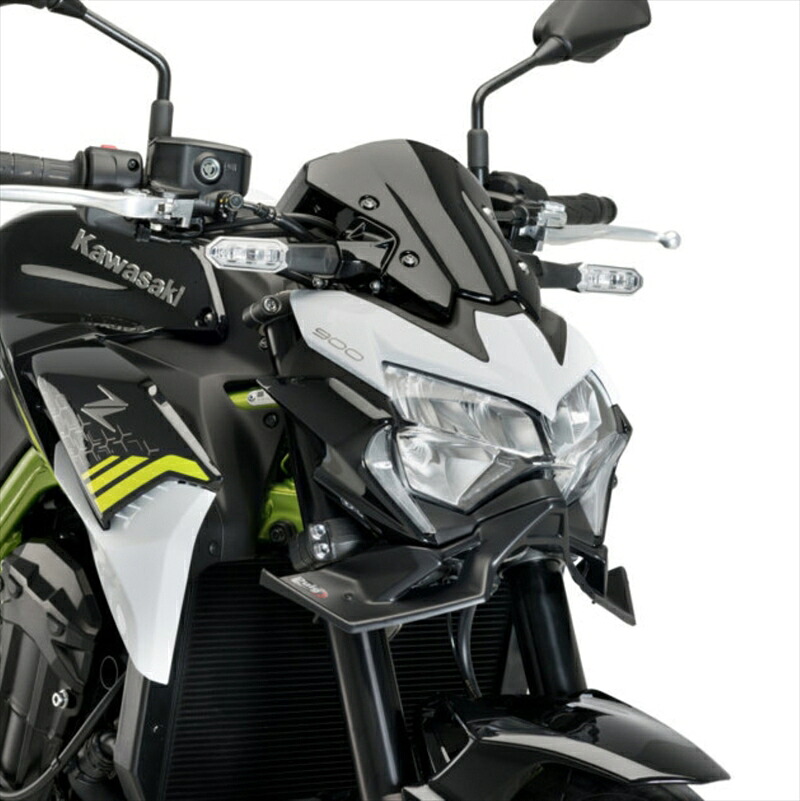 バイクパーツPUIG(プーチ) ネイキッドフロントスポイラーマッドブラック20626J4571415005127｜バイク・バイク用品はとやグループ