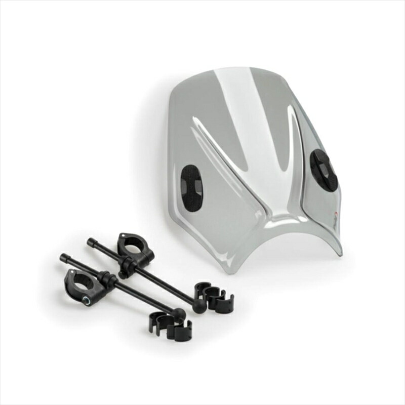 バイクパーツ 外装 プーチ ウインドスクリーンMITO スモーク 20702H 4571415009354 汎用(ネイキッド車両)(WINDSHIELD MITO) 14,904円