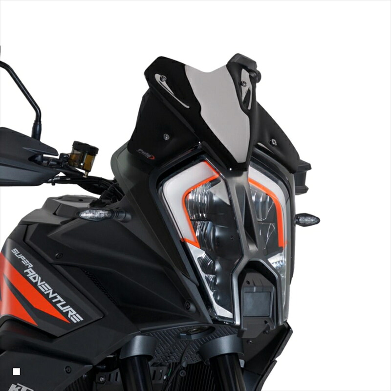 バイクパーツ 外装プーチ レーシングスクリーンSport ブラック 20401N 4571415024661KTM 1290 SUPER ADVENTURE R/S 21-22｜バイク・バイク用品はとやグループ