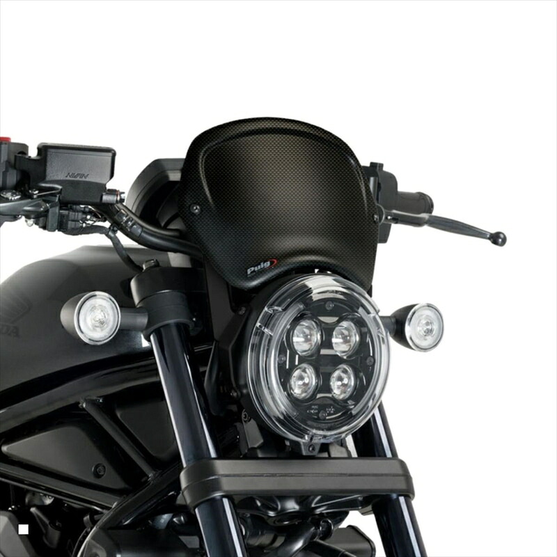 バイクパーツ 外装 プーチ フロントパネル カーボンプリント 20821C 4571415024982 CMX 1100 REBEL 21-22(ABS樹脂)