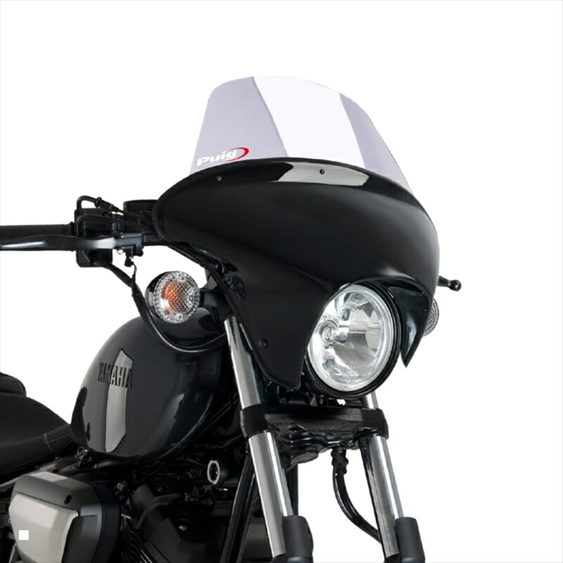 バイクパーツ 外装プーチ ウインドシールド バットウイング SML 21078H 4571415025453(TOURING) スモークXV950 14-19/XV950R 14-21｜バイク・バイク用品はとやグループ 36,602円