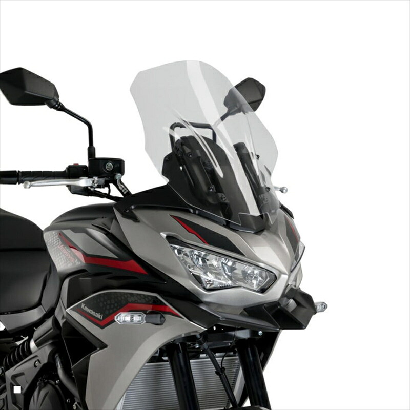 バイクパーツ 外装 プーチ ツーリングスクリーン 21260W 4571415037272 クリア VERSYS 650 22-