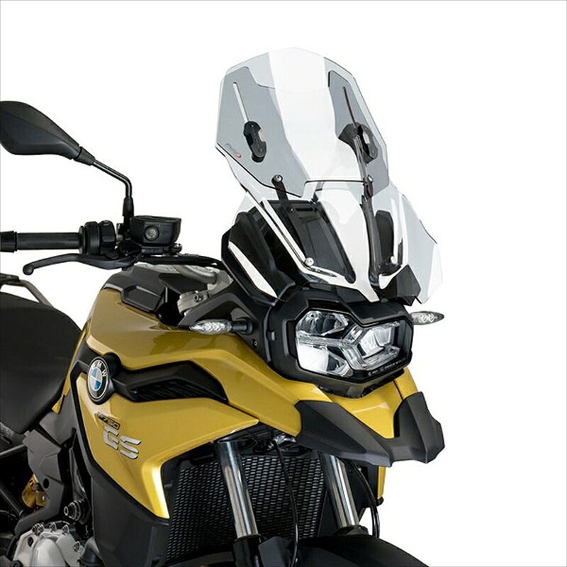 バイクパーツ 外装 プーチ アジャスタブルツーリングスクリーン クリア 3178W 4550255318871 F750GS 19-