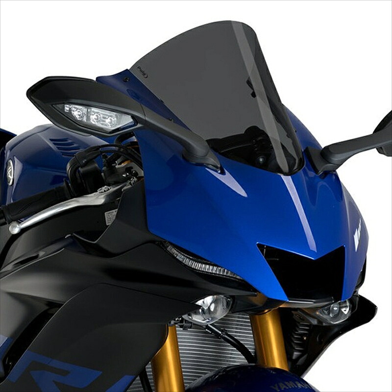 バイクパーツ 外装 プーチ レーシングスクリーン R-Racer Dスモーク 3633F 4550255350918 YZF-R6 17-20/YZF-R7 22