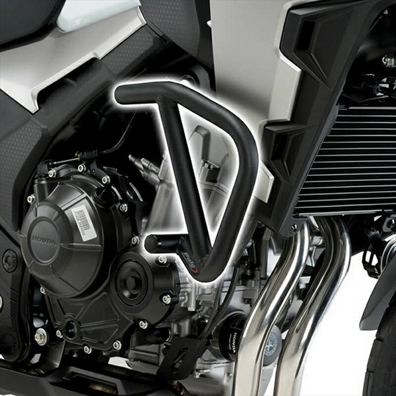 バイクパーツ 外装 プーチ エンジンガード ブラック 3572N 4550255360672 CB500X/CB400X 19-