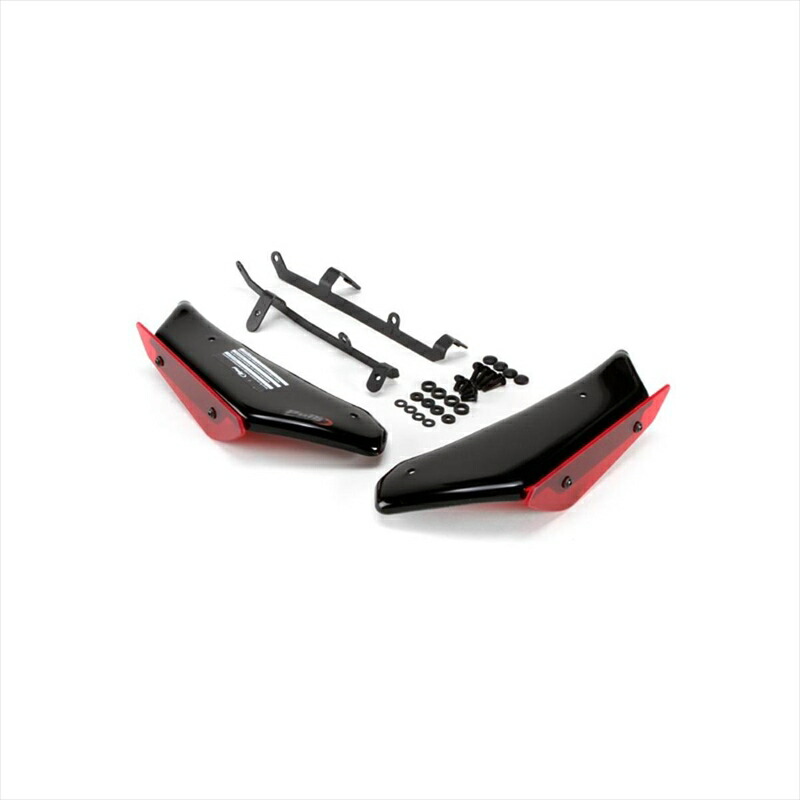 バイクパーツ 外装 プーチ サイドダウンフォーススポイラー レッド 3165R 4550255387976 PANIGALE 1299/S/959/CORSE 15-17/16-/18-