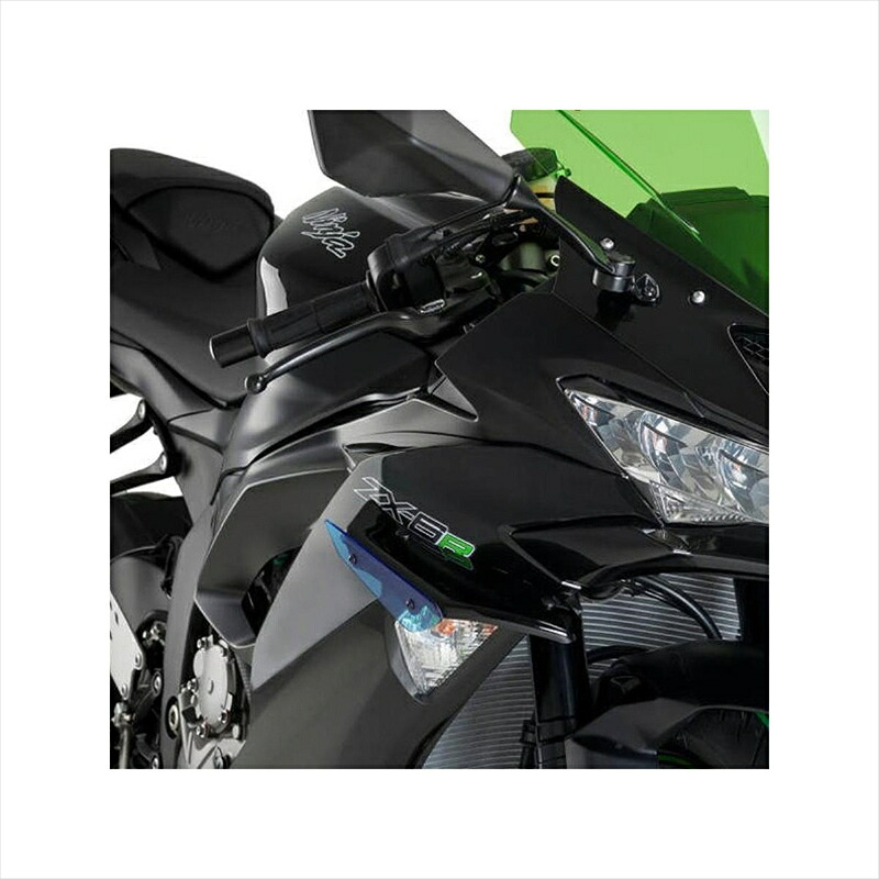 バイクパーツ 外装 プーチ サイドダウンフォーススポイラー ブルー 3176A 4550255388102 ZX-6R 636 19-20