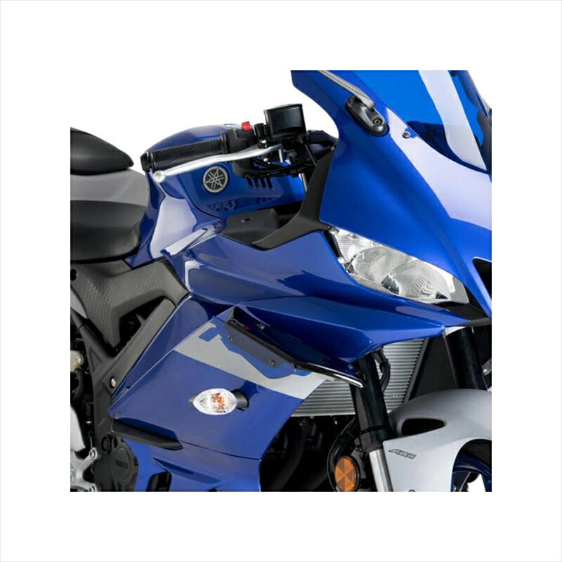 バイクパーツ 外装 プーチ サイドダウンフォーススポイラー ブルー 3739A 4550255388249 YZF-R3 19-20