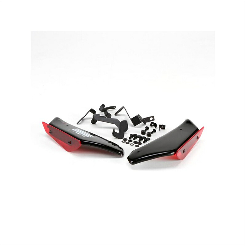 バイクパーツ 外装 プーチ サイドダウンフォーススポイラー レッド 9729R 4550255388294 CBR1000RR/SP/SP2 17-19