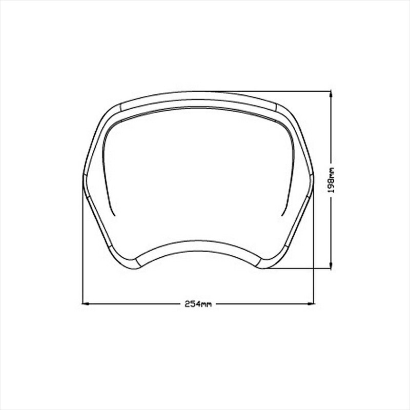 バイクパーツ 外装 プーチ フロントパネル カーボンプリント 3812C 4550255409692 XV950/R/RACER 14-20