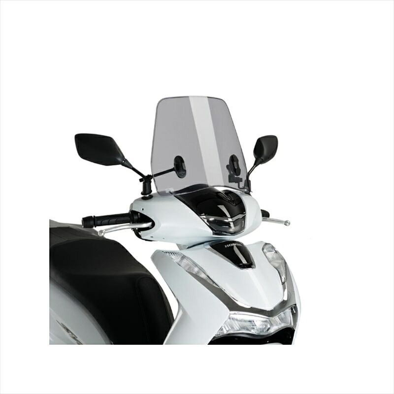 バイクパーツ 外装 プーチ ウインドシールド Trafic スモーク 20363H 4571414951654 SCOOPY SH125i 20-