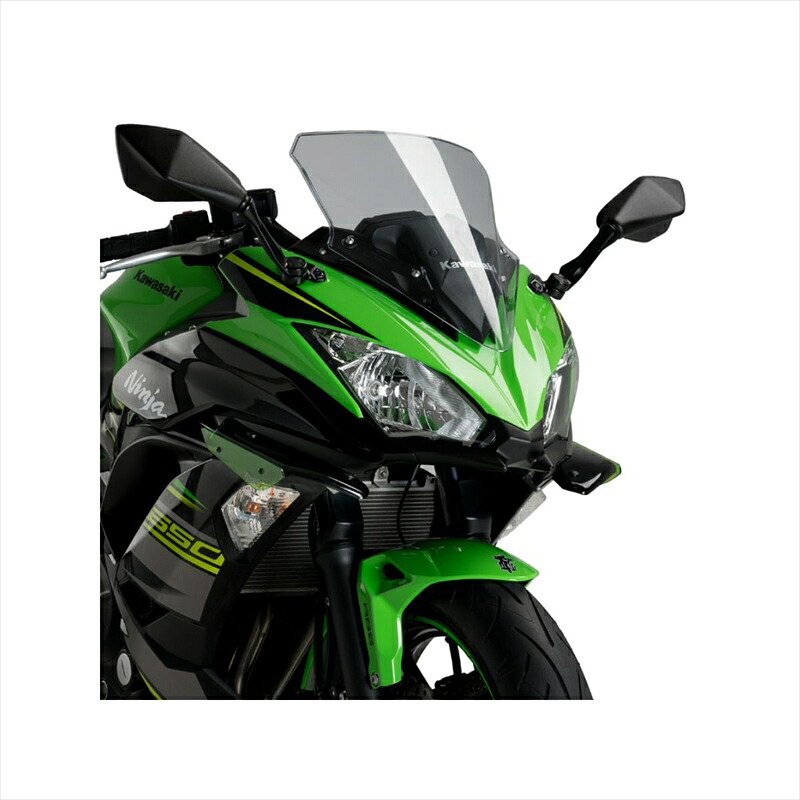バイクパーツ 外装 プーチ サイドダウンフォーススポイラー グリーン 3835V 4571414953030 NINJA 650 17-19