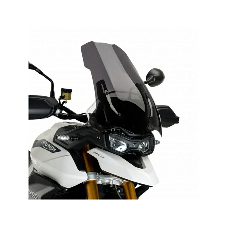 バイクパーツ 外装 プーチ ツーリングスクリーン ダークスモーク 20375F 4571414954563 TIGER 900/GT/GT LOW/GT PRO/RALLY/RALLY PRO 20-