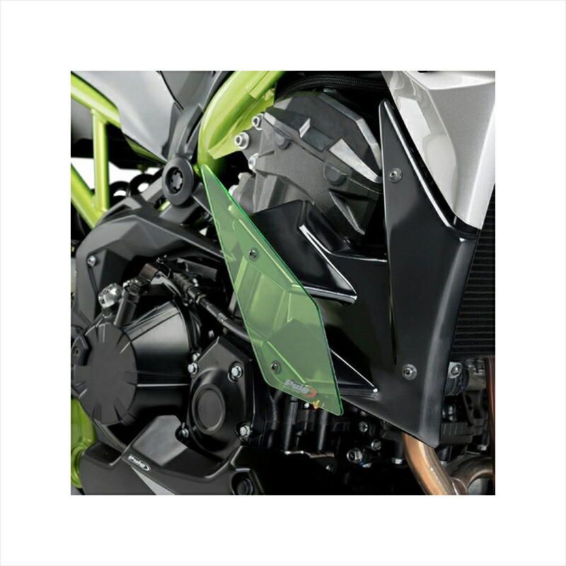 バイクパーツ 外装 プーチ サイドダウンフォースネイキッドスポイラー 20284V 4571414955010 グリーン Z900 20-