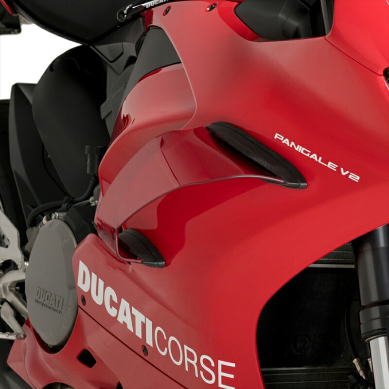 バイクパーツ PUIG(プーチ) サイドダウンフォーススポイラーRACE 20431R 4571414955911